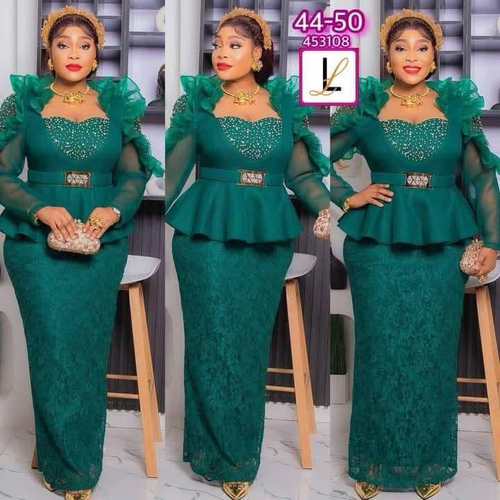 Green Maxi Fashion Dress