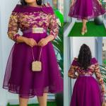 Purple Standout Mini Dress